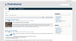 Desktop Screenshot of predestinarian.net